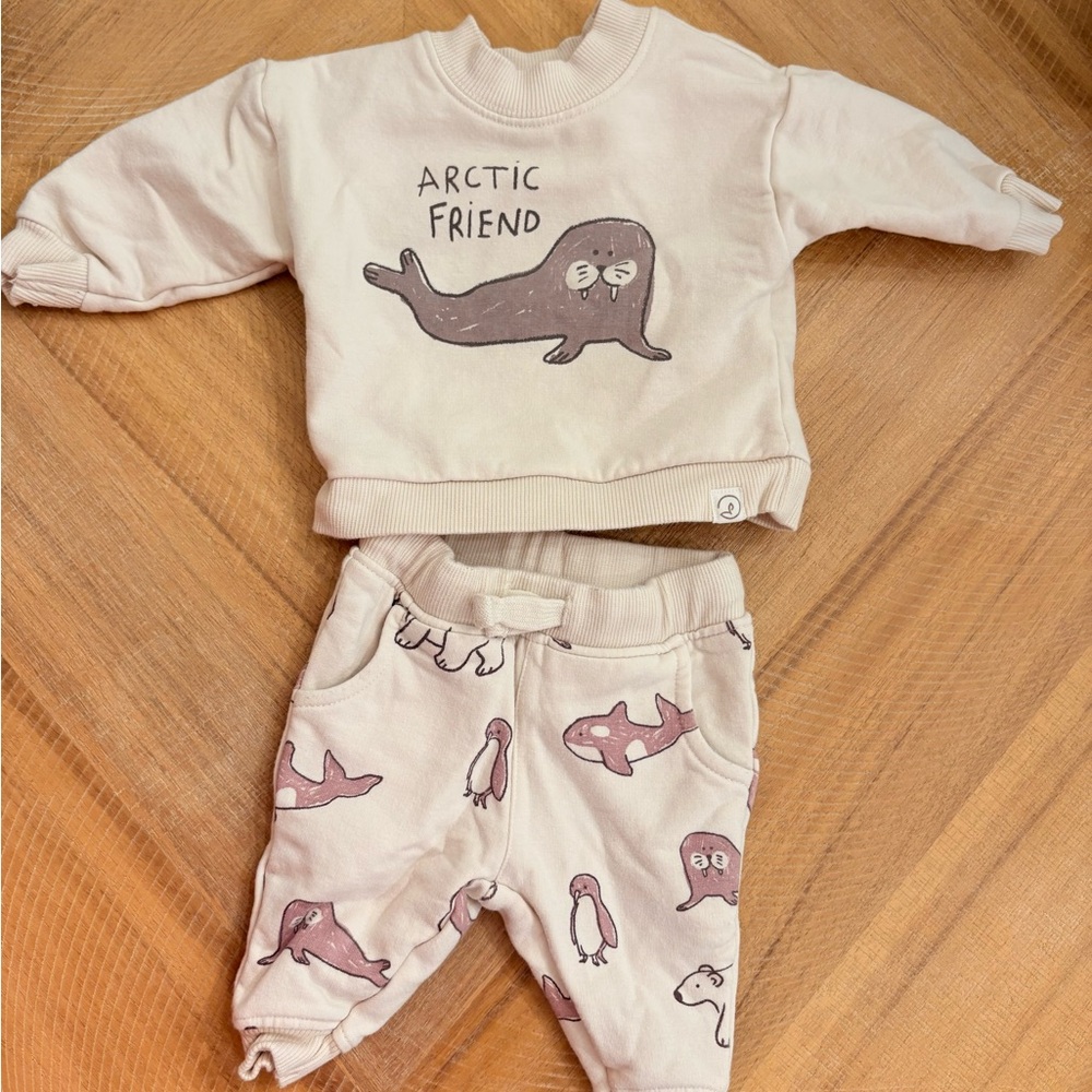 Cute Arctic Friend Baby Outfit